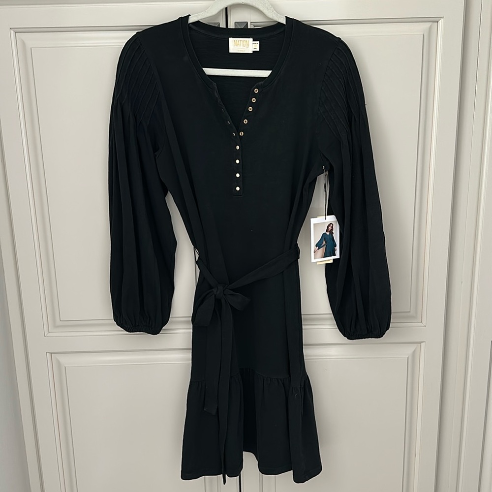 NATION LTD Black Dress NWT